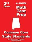Alabama 3rd Grade Math Test Prep: Common Core State Standards By Teachers' Treasures Cover Image