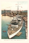 Vintage Journal Battleship in Navy Yard, Brooklyn, New York City By Found Image Press (Producer) Cover Image