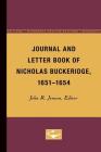 Journal and Letter Book of Nicholas Buckeridge, 1651-1654 By John Jenson (Editor) Cover Image