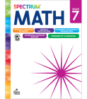 Spectrum Math Workbook, Grade 7 Cover Image