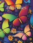 Butterflies: Teen Coloring Book Cover Image
