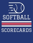 Softball Scorecards: 100 Scoring Sheets For Baseball and Softball Games (8.5x11) By Jose Waterhouse Cover Image