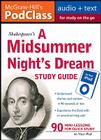McGraw-Hill's Podclass a Midsummer Night's Dream Study Guide (MP3 Disk) Cover Image