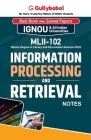 MLII-102 Information Processing and Retrieval By Gullybaba Com Panel Cover Image
