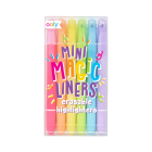 Mini Magic Liners Erasable Highlighters - Set of 6 Cover Image
