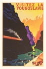 Vintage Journal Yugoslavia Travel Poster Cover Image