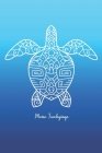 Meine Tauchgänge: Logbuch für Taucher - A5 100 Seiten - Geschenk Tauchen - Dive Log Schildkröte blau By Ch Wi Publishing Cover Image