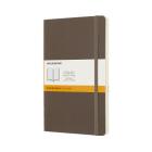 Moleskine Classic Notebook, Large, Ruled, Brown Earth, Soft Cover (5 x 8.25) Cover Image