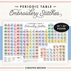 Periodic Table of Embroidery Stitches Poster: 20 X 30 By Christen Brown Cover Image