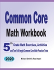 Common Core Math Workbook: 5th Grade Math Exercises, Activities, and Two Full-Length Common Core Math Practice Tests Cover Image