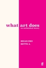 What Art Does: An Unfinished Theory By Brian Eno, Bette Adriaanse Cover Image