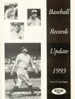 Baseball Records Update 1993 By Lyle Spatz (Editor) Cover Image