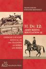 H. Dv. 12 German Cavalry Manual: On the Training Horse and Rider By Stefanie Reinhold (Translator), Baron Von Fritsch (Joint Author), Richard Williams (Editor) Cover Image
