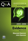 Questions and Answers Evidence 2005-2006 (Blackstone's Law Questions and Answers) Cover Image