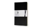 Moleskine Volant Notebook (Set of 2 ), Large, Ruled, Black, Soft Cover (5 x 8.25) (Volant Notebooks) Cover Image