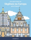 Livro para Colorir de Skylines na Europa para Crianças 2 Cover Image