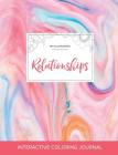 Adult Coloring Journal: Relationships (Pet Illustrations, Bubblegum) By Courtney Wegner Cover Image