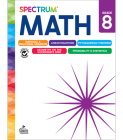Spectrum Math Workbook, Grade 8 Cover Image