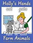 Holly's Hands Language Learning Activity Book: Farm Animals Cover Image
