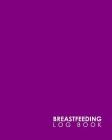 Breastfeeding Log Book: Baby Feeding And Diaper Log, Breastfeeding Book, Baby Feeding Notebook, Breastfeeding Log, Minimalist Purple Cover Cover Image