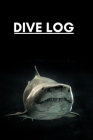 Dive Log: Scuba Diver Pro Logbook with World Map, for Intermediate, and Experienced Divers, for logging over 100 dives. Shark Co Cover Image