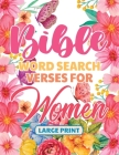Bible Word Search Large Print Verses for Women By Michelle Guthrie Cover Image