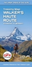 Trekking Map: Walker's Haute Route: Chamonix to Zermatt: English/French/German By Andrew McCluggage Cover Image