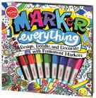 Marker Everything-Activity Bk [With 8 Permanent Mini Markers] By Klutz (Created by) Cover Image