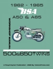1962-1965 BSA A50 & A65 Factory Workshop Manual Unit-Construction Twins Cover Image