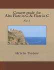 Concert etude for Alto Flute in G and Flute in C: No.1 By Hristo Spasov Tsanov Cover Image