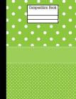 Green Polka Dot Composition Book - 5x5 Quad Ruled: 7.44 x 9.69 - 101 Sheets / 202 Pages - Graph Paper By Rengaw Creations Cover Image