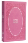 NKJV, Holy Bible, Soft Touch Edition, Imitation Leather, Pink, Comfort Print Cover Image