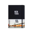 New York X Hugo Vásquez Black Blank Hardcover Medium By Moustachine (Designed by), Hugo Vasquez (Artist) Cover Image