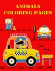 Animals Coloring Pages: Coloring Pages for Boys, Girls, Fun Early Learning, Toddler Coloring Book By Harry Blackice Cover Image