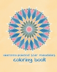Nineteen-Pointed Star Mandalas Coloring Book Cover Image