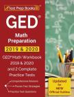 GED Math Preparation 2019 & 2020: GED Math Workbook 2019 & 2020 and 2 Complete Practice Tests [Updated for NEW Official Outline] By Test Prep Books Cover Image