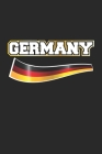 Germany: Monatsplaner, Termin-Kalender - Geschenk-Idee für Fussball & Deutschland Fans - A5 - 120 Seiten By D. Wolter Cover Image