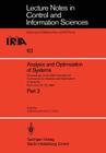 Analysis and Optimization of Systems: Proceedings of the Sixth International Conference on Analysis and Optimization of Systems Nice, June 19-22, 1984 (Lecture Notes in Control and Information Sciences #63) By A. Bensoussan (Editor), J. L. Lions (Editor) Cover Image