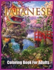 Japanese Coloring Book: Japanese Style Coloring Book For Adults Cover Image