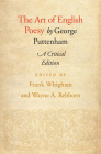 The Art of English Poesy By George Puttenham, Frank Whigham (Editor), Wayne A. Rebhorn (Editor) Cover Image