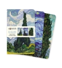 Vincent van Gogh: Cypresses Set of 3 Mini Notebooks (Mini Notebook Collections) By Flame Tree Studio (Created by) Cover Image