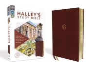 Niv, Halley's Study Bible, Leathersoft, Burgundy, Red Letter Edition, Comfort Print: Making the Bible's Wisdom Accessible Through Notes, Photos, and M Cover Image