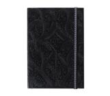 Christian Lacroix A5 Journal, Black Paseo Pattern - 6” x 8” - Layflat Writing Journal with 152 Ruled Ivory Pages By Christian Lacroix, Galison Cover Image