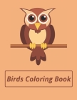 Birds Coloring Book: 22 beautiful Birds for Coloring: For Girls & Boys Aged 4-8 years By D. B Cover Image