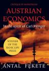 Critique of Mainstream Austrian Economics in the spirit of Carl Menger Cover Image