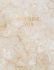 Agenda 2019: Agenda Settimanale Con Calendario 2019 - Marmo Bianco E Oro - 1 Settimana Per Pagina - Da Gennaio a Dicembre 2019 By Palode Bode Cover Image