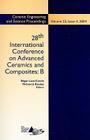 28th International Conference on Advanced Ceramics and Composites B, Volume 25, Issue 4 (Ceramic Engineering and Science Proceedings #11) Cover Image