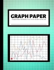 Graph Paper Composition Notebook: 200 Pages - 4x4 Quad Ruled Graphing Grid Paper - Math and Science Notebooks - Aqua Green Cover Image