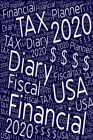 2020 US Tax Year Financial Diary: 12 Months-January to December - Personal Fiscal Period - Unique Stylish Royal Blue Cover By Charlotte Planners Cover Image