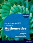 Cambridge IGCSE Complete Mathematics Extended Student Book 6 By Bettison Cover Image